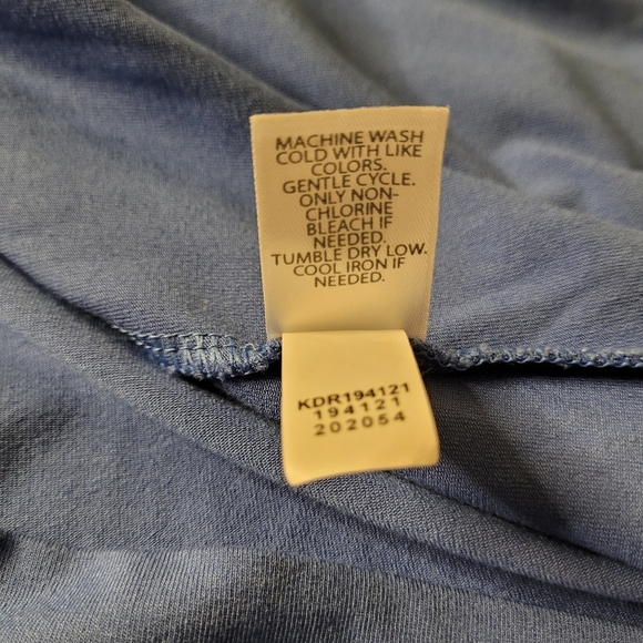 J. Jill Wearever Collection Blue Shift Dress sz XS - Picture 6 of 7